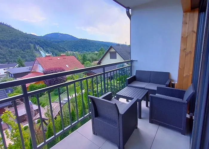 Szczyrkowskie Ski&Fun 14 Z Widokiem Na Gory Sauna, Jacuzzi W Cenie Pobytu